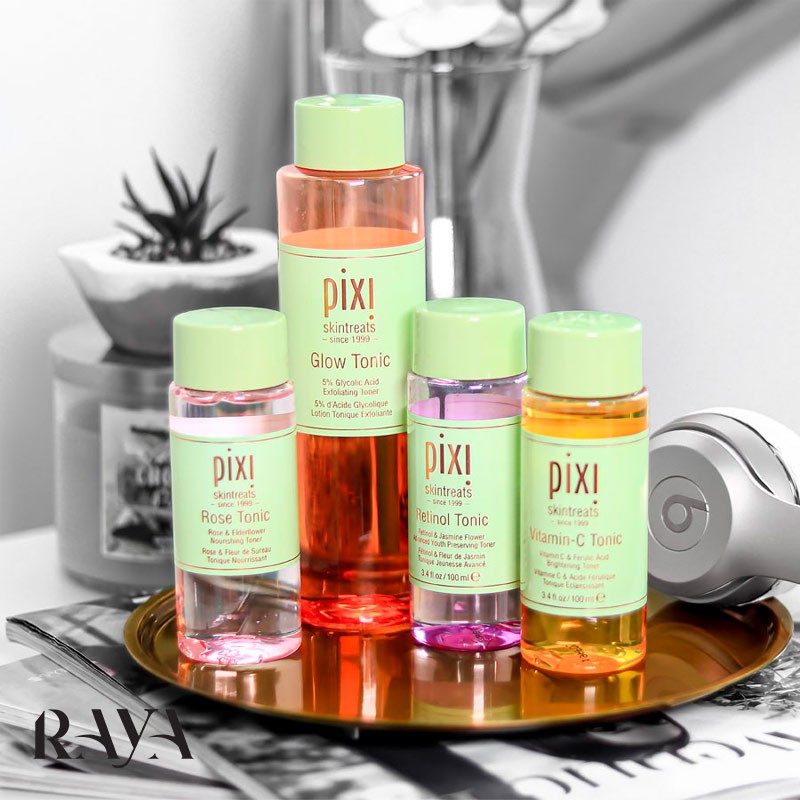 تونر رتینول پیکسی حجم 100 میل | جوانساز و شفاف کننده پوست Pixi Retinol Tonic